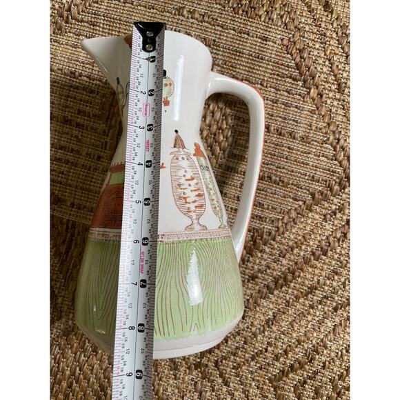 Vintage Enesco Japan MCM Pitcher / Vase - Picture 3 of 7